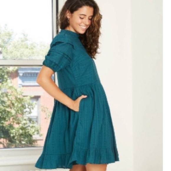 NWT Universal Thread Teal Short Dress - Picture 1 of 3